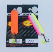 Блесна колеблющаяся TROUTTHEME Trout Special Winter 6.0гр 50мм #101 Glow