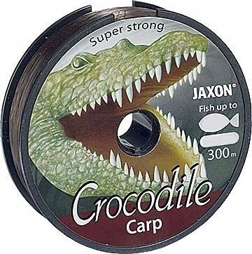 Леска монофил JAXON Crocodile Carp 300м 0.325мм 18кг коричневая