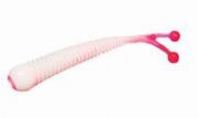 Силикон приманка BORODA BAITS Jester DC 60мм 1.1гр Белый/Ярко-роз Сыр 10шт/уп