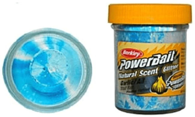 Форелевая Паста Berkley Powerbait Dough Natural Scent Garlic - Neon Blue 1290578