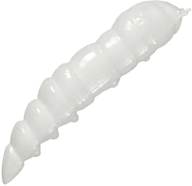 Приманка LIBRA LURES Kukolka 42 # 001 White 42мм Сыр 10шт/уп