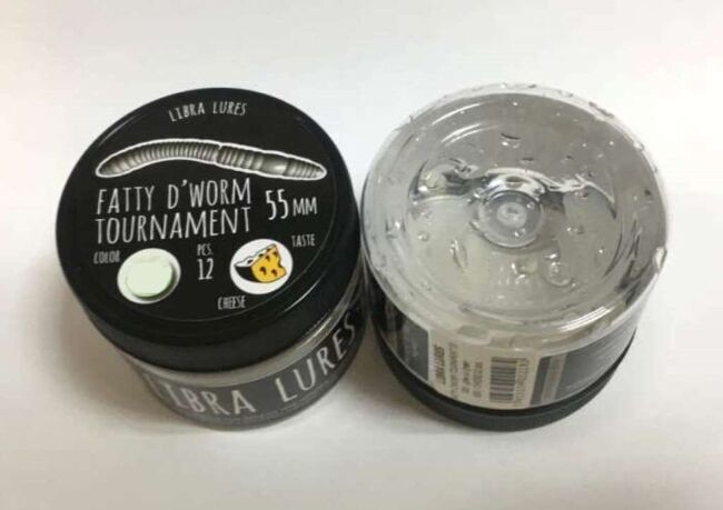 Приманка LIBRA LURES Fatty D'Worm Tournament 55 # 001 White 55мм Сыр 12шт/уп Приманка LIBRA LURES Fatty D'Worm Tournament 55 # 001 White 55мм Сыр 12шт/уп