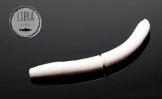 Приманка LIBRA LURES Fatty D'Worm Tournament 55 # 001 White 55мм Сыр 12шт/уп Приманка LIBRA LURES Fatty D'Worm Tournament 55 # 001 White 55мм Сыр 12шт/уп