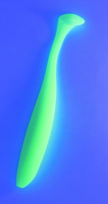 Виброхвост KEITECH Easy Shiner 4.5" EA#11 Lime Chartreuse Glow 11см 7.5гр 6шт/уп