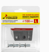 Комплект ножей ТОНАР к ледобуру ЛР-100 ЛЕВОЕ вращение NLT-100L.SL