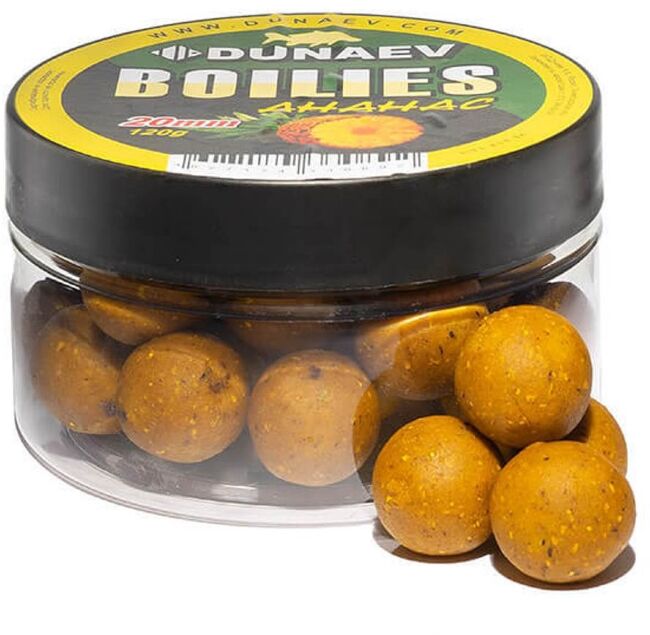 Бойлы DUNAEV Вареные 20мм Ананас