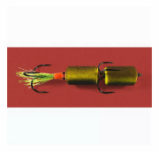 Приманка ППУ составник с тройником КОНТАКТ Мандула Желто/коричневый 3шт/уп