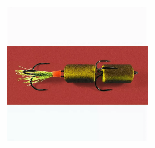 Приманка ППУ составник с тройником КОНТАКТ Мандула Желто/коричневый 3шт/уп