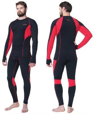 Термобелье муж кальсоны Alaskan "Guide" черн/красн р.3XL