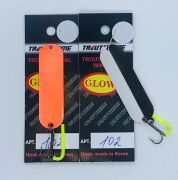 Блесна колеблющаяся TROUTTHEME Trout Special Winter 6.0гр 50мм #102 Glow