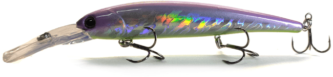 Воблер Grows Culture Deep Walleye Bandits GC1396-120 #22 purple shiner