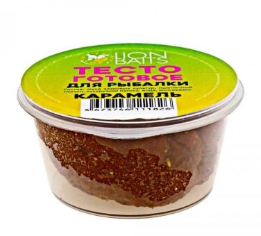 Тесто готовое для рыбалки LION BAITS карамель Тесто готовое для рыбалки LION BAITS карамель