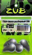 Груз ZUB Груша разборная 24гр. 4шт/уп Груз ZUB Груша разборная 24гр. 4шт/уп