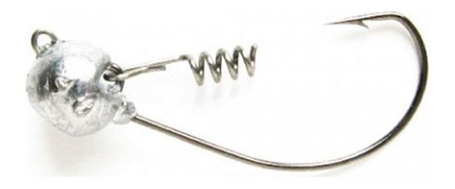 Джиг-головка ТУЛА с пружинкой на оффсетном крючке №6 6,0гр 3шт/уп ДШО-066