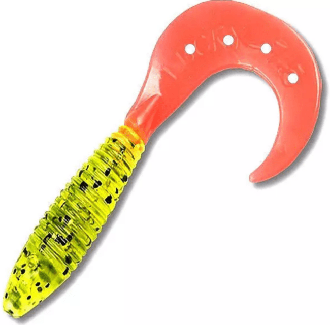 Твистер перфорированным хвостом MANN`S Lucky 60 #16 6см 5шт/уп