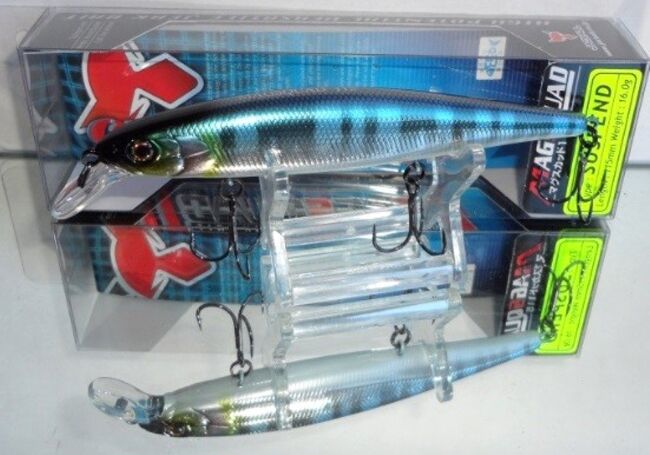 Воблер JACKALL MagSquad 115SP 115мм 16гр 1.0-1.5м Half Mirror Hasu