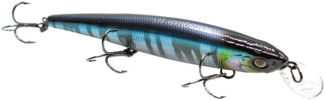 Воблер JACKALL MagSquad 115SP 115мм 16гр 1.0-1.5м Half Mirror Hasu