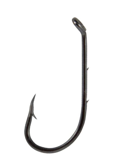 Крючок FISH SEASON Baitholder Jig №2 колечко черный с насечками 8шт/уп 11015-02F