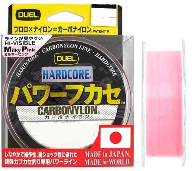 Леска DUEL Hardcore Carbonylon 150m MilkyPink #1.75/0.220мм 3.7кг H3369-MP