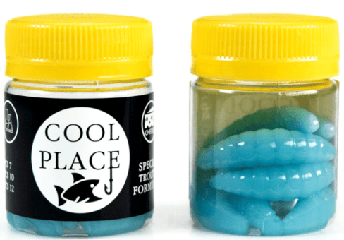 Силиконовая приманка COOL PLACE Maggot 40мм Сыр #100 GLOW Blue 10шт/уп Силиконовая приманка COOL PLACE Maggot 40мм Сыр #100 GLOW Blue 10шт/уп