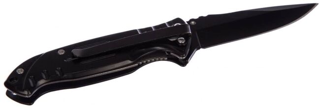 Нож туристический СЛЕДОПЫТ с зажимом, клинок 75 мм PF-PK-14