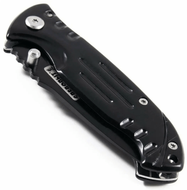 Нож туристический СЛЕДОПЫТ с зажимом, клинок 75 мм PF-PK-14