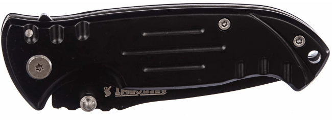 Нож туристический СЛЕДОПЫТ с зажимом, клинок 75 мм PF-PK-14