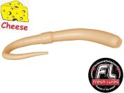 Силиконовая приманка FRESH LURES FlipWorm 3.1”/77мм Сыр #105 10шт/уп