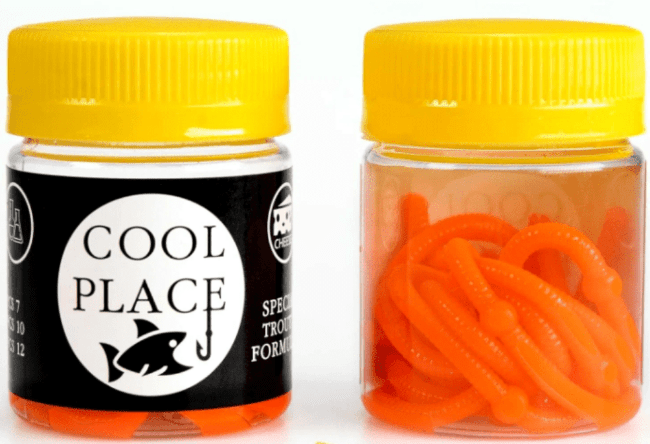 Силиконовая приманка COOL PLACE Доширак 100мм Сыр #04 Оранжевый 12шт/уп