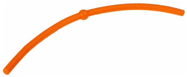 Силиконовая приманка COOL PLACE Доширак 100мм Сыр #04 Оранжевый 12шт/уп