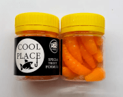 Силиконовая приманка COOL PLACE Maggot Stretch 1.6" Сыр #Оранжевый 10шт/уп