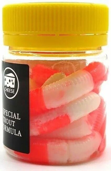 Силиконовая приманка COOL PLACE Buk Floating Stretch 6.5см" Сыр #15 Белый/Красный 7шт/уп Силиконовая приманка COOL PLACE Buk Floating Stretch 6.5см" Сыр #15 Белый/Красный 7шт/уп