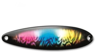 Блесна колеблющаяся DAIWA "Laser Chinook" S 7 Rainbow BK 7гр