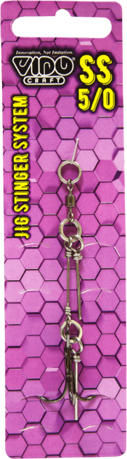 Оснастка стингер для джиг-головки VIDO CRAFT Stinger Eye Jig размер:SS Оснастка стингер для джиг-головки VIDO CRAFT Stinger Eye Jig размер:SS