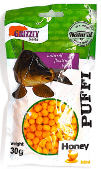 Воздушное тесто плавающее GRIZZLY BAITS Puffi Honey mini 30гр/уп Воздушное тесто плавающее GRIZZLY BAITS Puffi Honey mini 30гр/уп