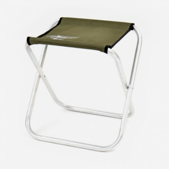 Табурет складной КЕДР МАХ большой алюминий 46х35х45см труба 22х1мм ATM-03