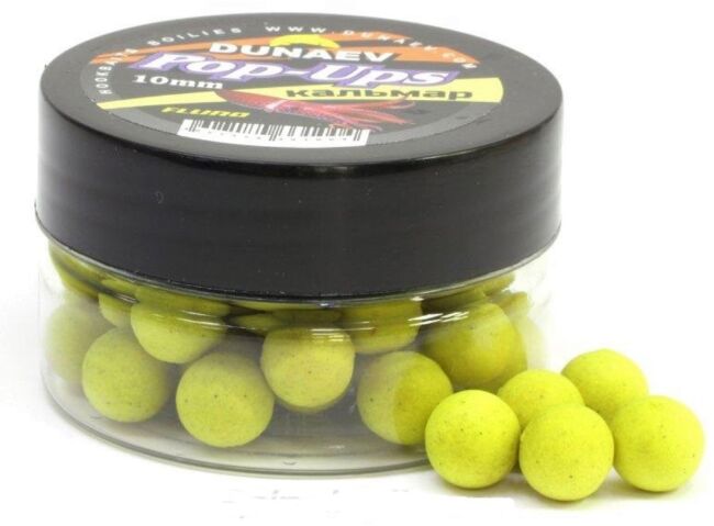 Бойлы DUNAEV POP-UP 10мм Кальмар Бойлы DUNAEV POP-UP 10мм Кальмар