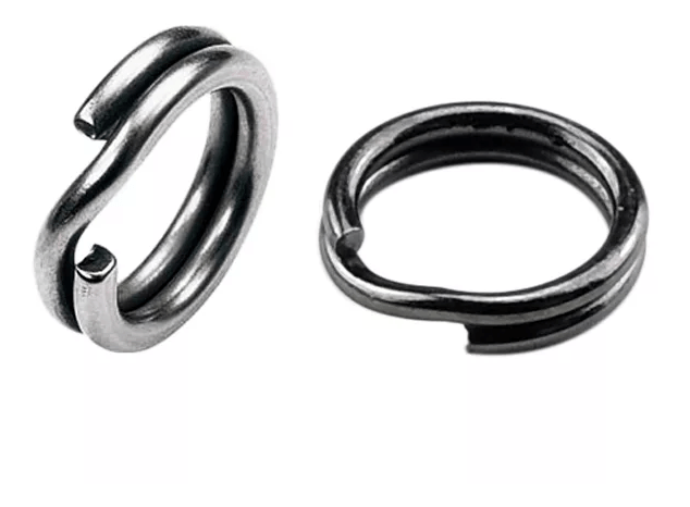 Кольца заводные OWNER 52803-04 Split Ring Fine Wire черный блестящий (ВС) 30кг 18шт/уп