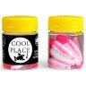 Силиконовая приманка COOL PLACE Maggot Stretch 1.6" Сыр #11 Белый/Розовый 10шт/уп
