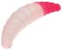 Силиконовая приманка COOL PLACE Maggot Stretch 1.6" Сыр #11 Белый/Розовый 10шт/уп