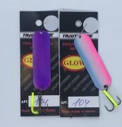 Блесна колеблющаяся TROUTTHEME Trout Special Winter 6.0гр 50мм #104 Glow