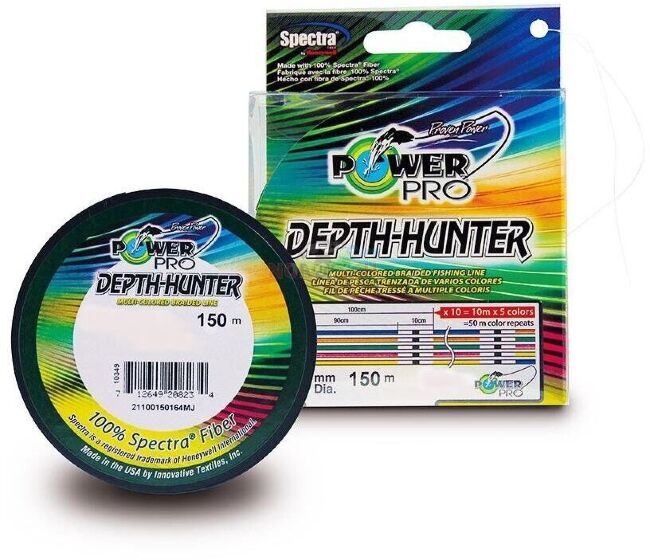 Плетёный шнур POWER PRO Depth Hunter 150м 0.32мм 24кг multicolor Плетёный шнур POWER PRO Depth Hunter 150м 0.32мм 24кг multicolor