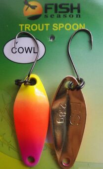 Блесна колеблющаяся FISH SEASONS Cowl 2.8гр  #1 Блесна колеблющаяся FISH SEASONS Cowl 2.8гр  #1