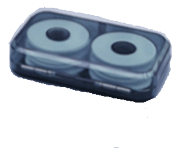 Набор круглых мотовил 2шт в пенале на магните