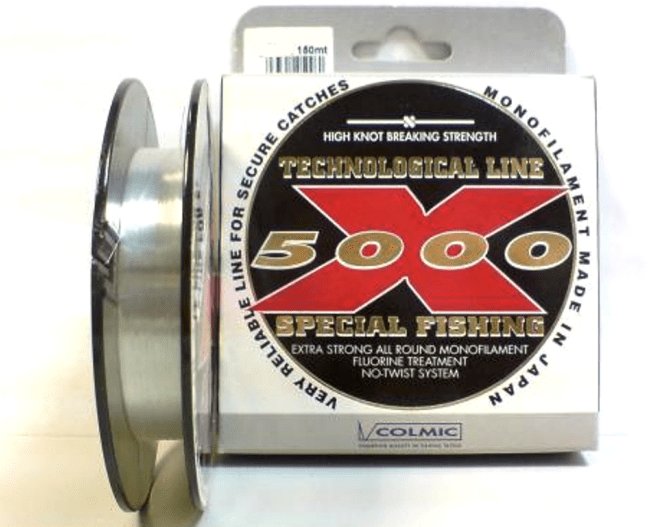 Леска COLMIC X-5000 150м 0.185мм 5.05кг прозрачная Леска COLMIC X-5000 150м 0.185мм 5.05кг прозрачная