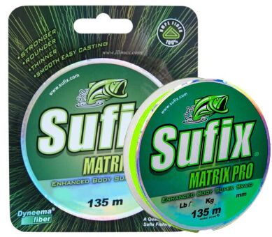 Плетёный шнур SUFIX Matrix Pro Chartreuse 135м 0.36мм 27.2 кг Плетёный шнур SUFIX Matrix Pro Chartreuse 135м 0.36мм 27.2 кг