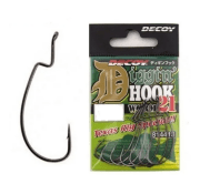 Крючок Decoy офсетный Worm 21 #1/0 (7 шт.) Крючок Decoy офсетный Worm 21 #1/0 (7 шт.)