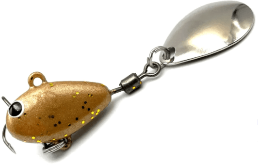 Тэйл-спиннер UF STUDIO Harricane 7.5гр 20мм #Gold glitter Тэйл-спиннер UF STUDIO Harricane 7.5гр 20мм #Gold glitter