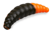 Силиконовая приманка COOL PLACE Maggot 1.6" Сыр #black/orange 10шт/уп Силиконовая приманка COOL PLACE Maggot 1.6" Сыр #black/orange 10шт/уп
