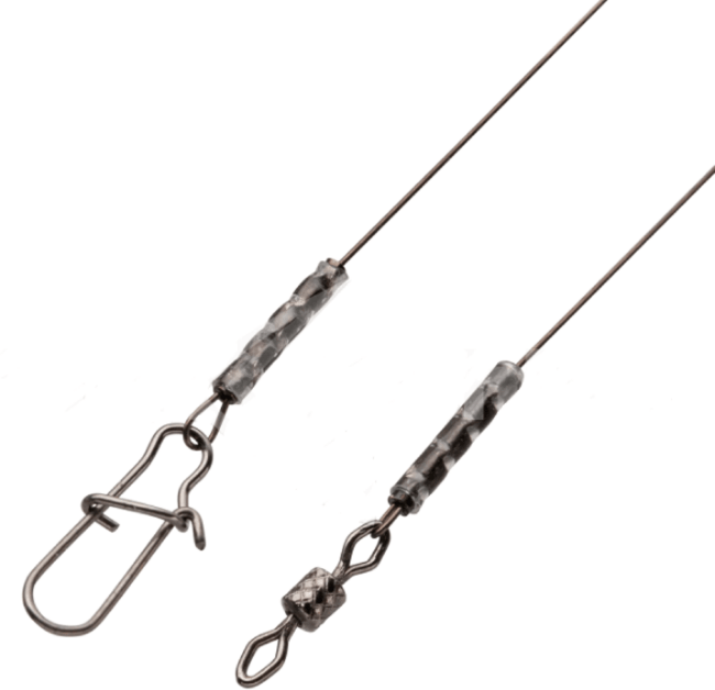 Поводок КОНТАКТ Джеркбейт Titanium Light 30Lb/13.74кг 25см 2шт/уп